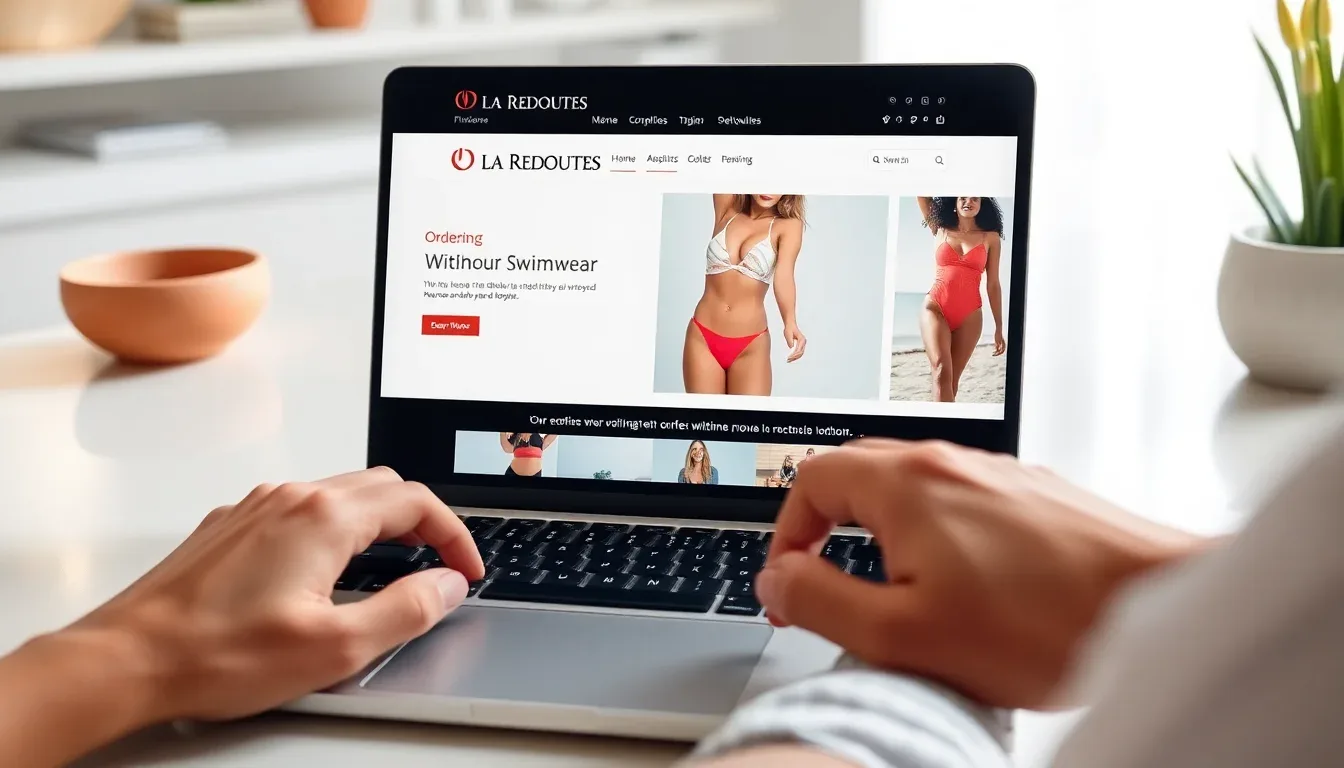 Comment commander à La Redoute par internet pour un maillot de bain